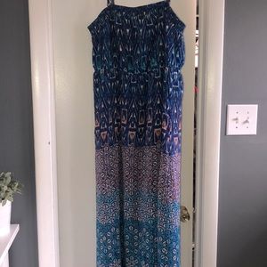 Lane Bryant Size 18/20 Printed Maxi Dress